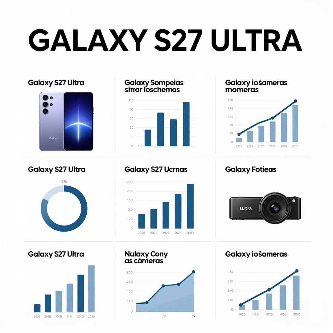 Infográfico - Galaxy S27 Ultra: vazamento revela melhorias nas câmeras que os fãs esperavam há anos