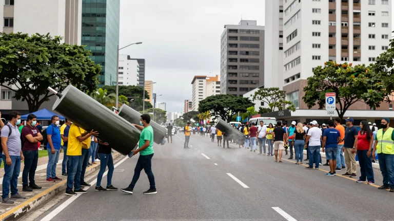 PM utiliza bombas para dispersar manifestantes na Avenida Paulista durante protesto histórico