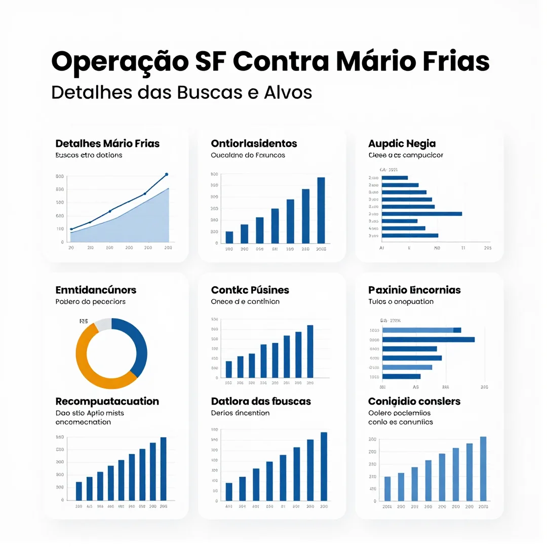 Infográfico - Operação PF Contra Mário Frias: Detalhes das Buscas e Alvos Envolvidos na Operação na SC