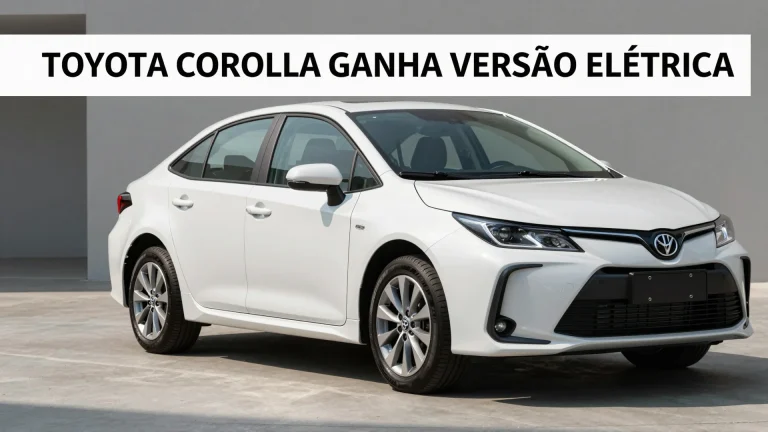 Toyota Corolla ganha versão elétrica: sedã japonês entra na disputa contra gigantes chineses