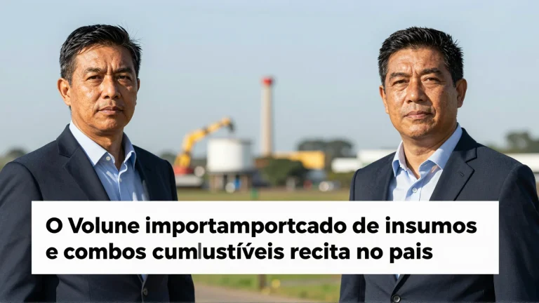 O volume importado de insumos e combustíveis recua no país, na esteira da desaceleração da economia