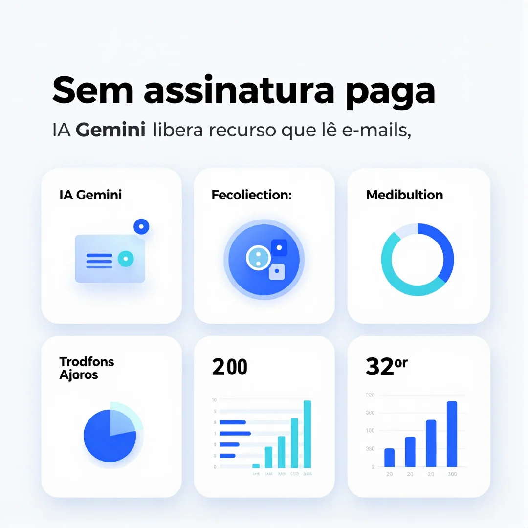 Infográfico - Sem assinatura paga: IA Gemini libera recurso que lê e-mails e oferece resumo diário gratuito para todos os usuários ago