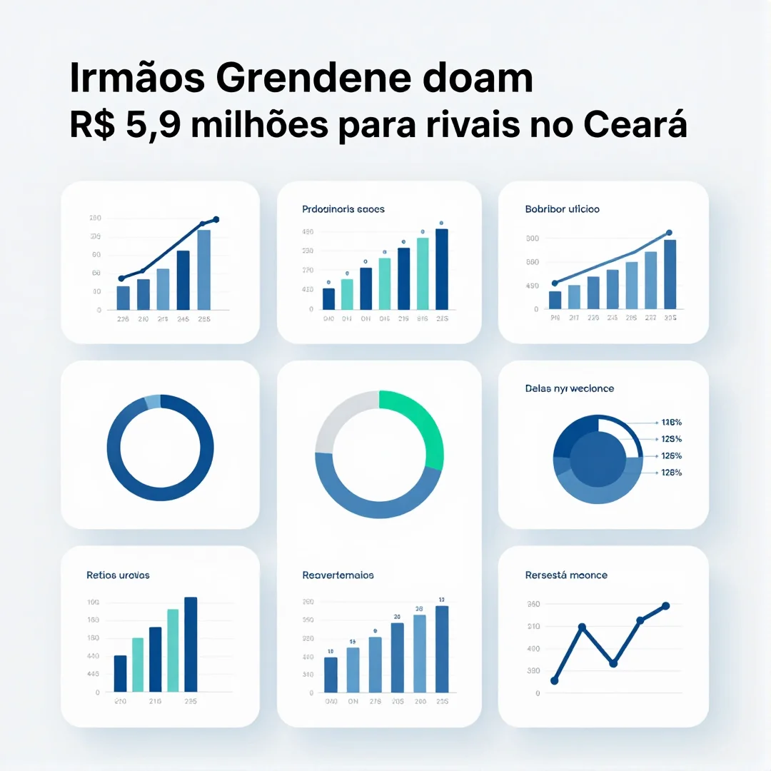 Infográfico - Irmãos Grendene doam R$ 5,9 milhões para rivais no Ceará: análise política dos irmãos em eleições de 2026