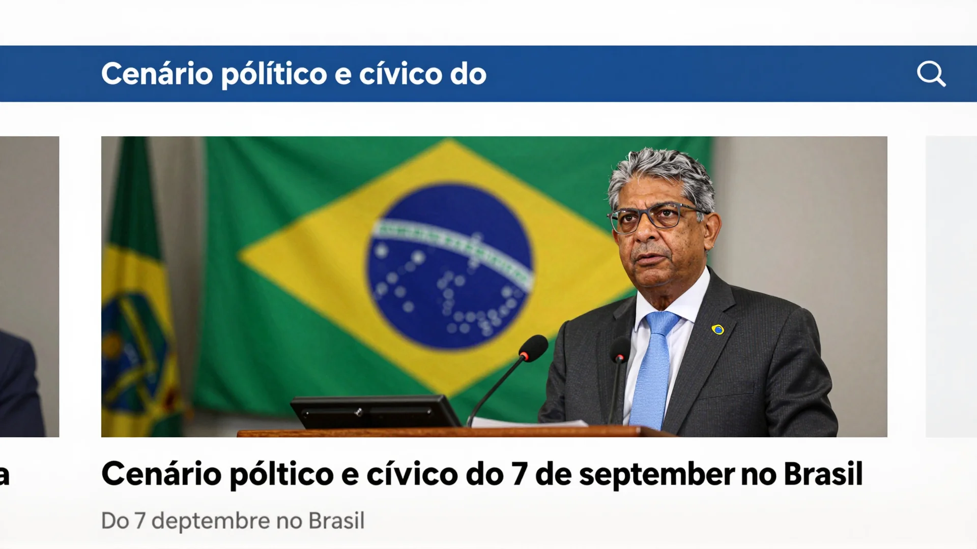 O cenário político e cívico do 7 de september no Brasil