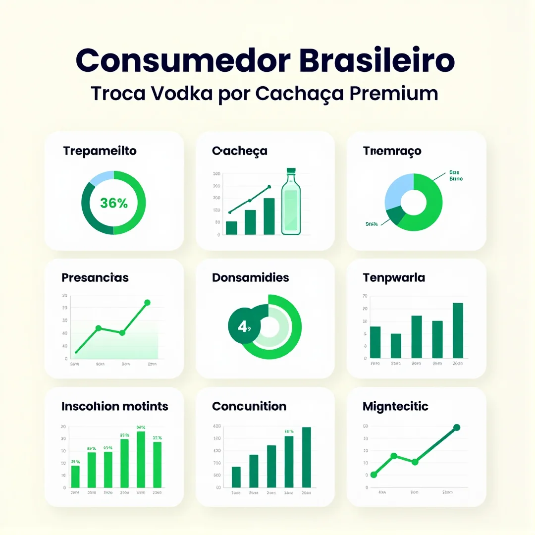 Infográfico - Consumidor Brasileiro Troca Vodka por Cachaça Premium em Alta
