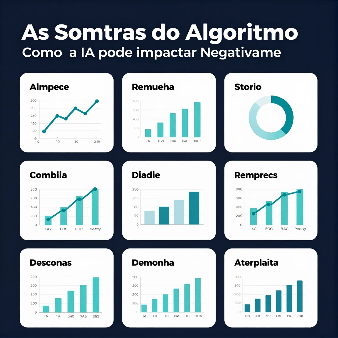 Infográfico - As Sombras do Algoritmo: Como a IA pode Impactar Negativamente as Eleições 2026