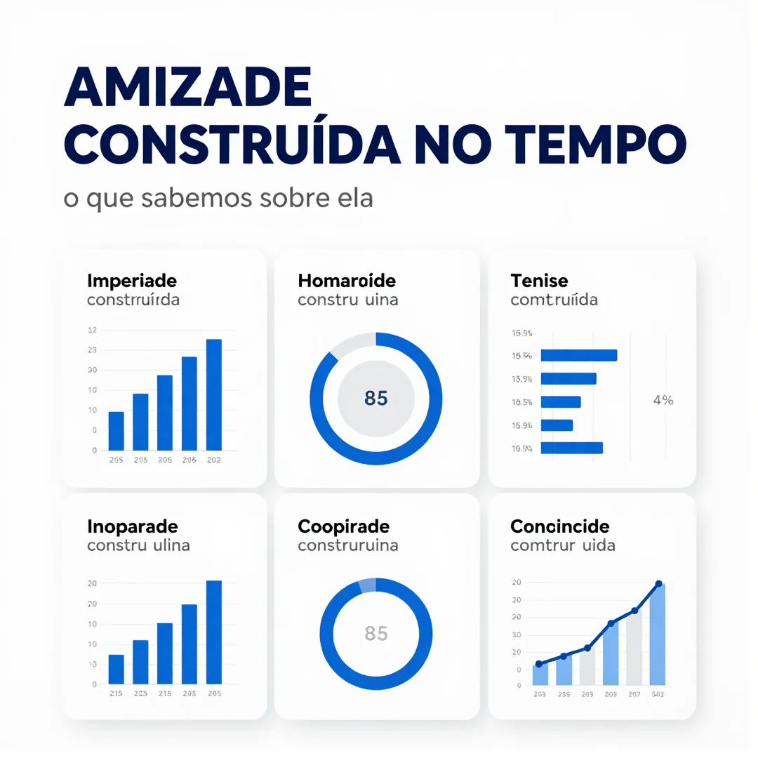 Infográfico - Amizade construída no tempo: o que sabemos sobre ela