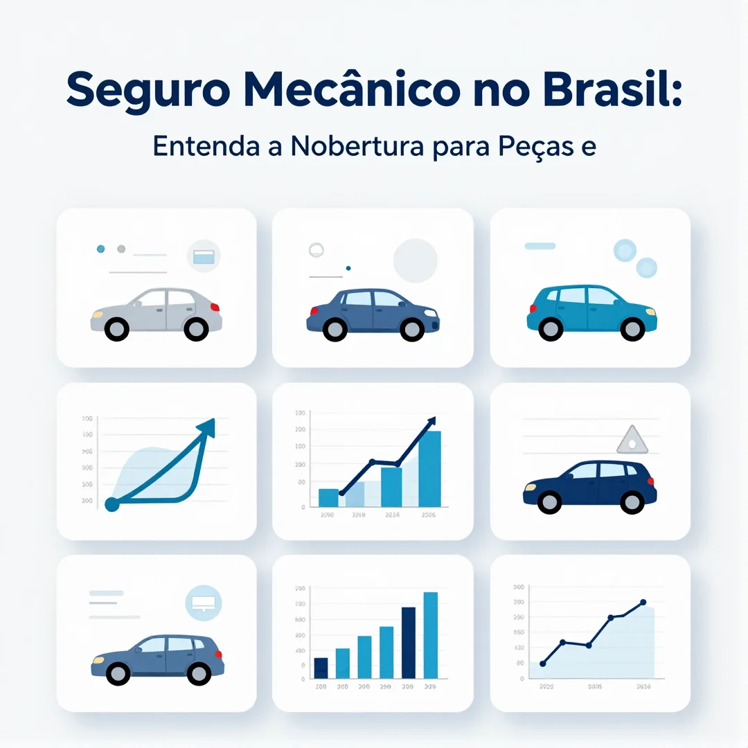 Infográfico - Seguro Mecânico no Brasil: Entenda a Cobertura para Peças e Reparações