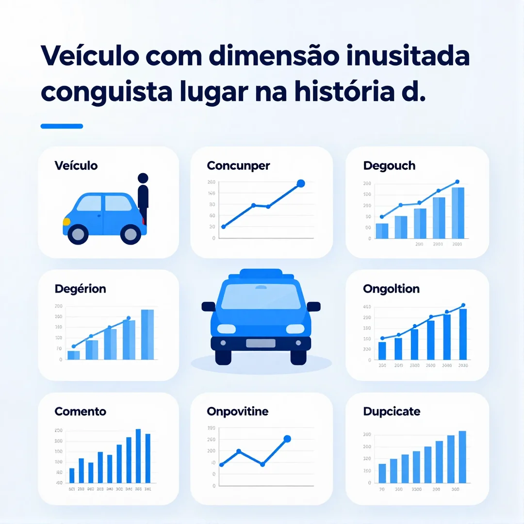 Infográfico - Veículo com dimensão inusitada conquista lugar na história da mobilidade