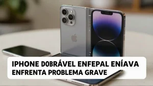 iPhone dobrável enfrenta problema grave: análise completa sobre a escassez imediata