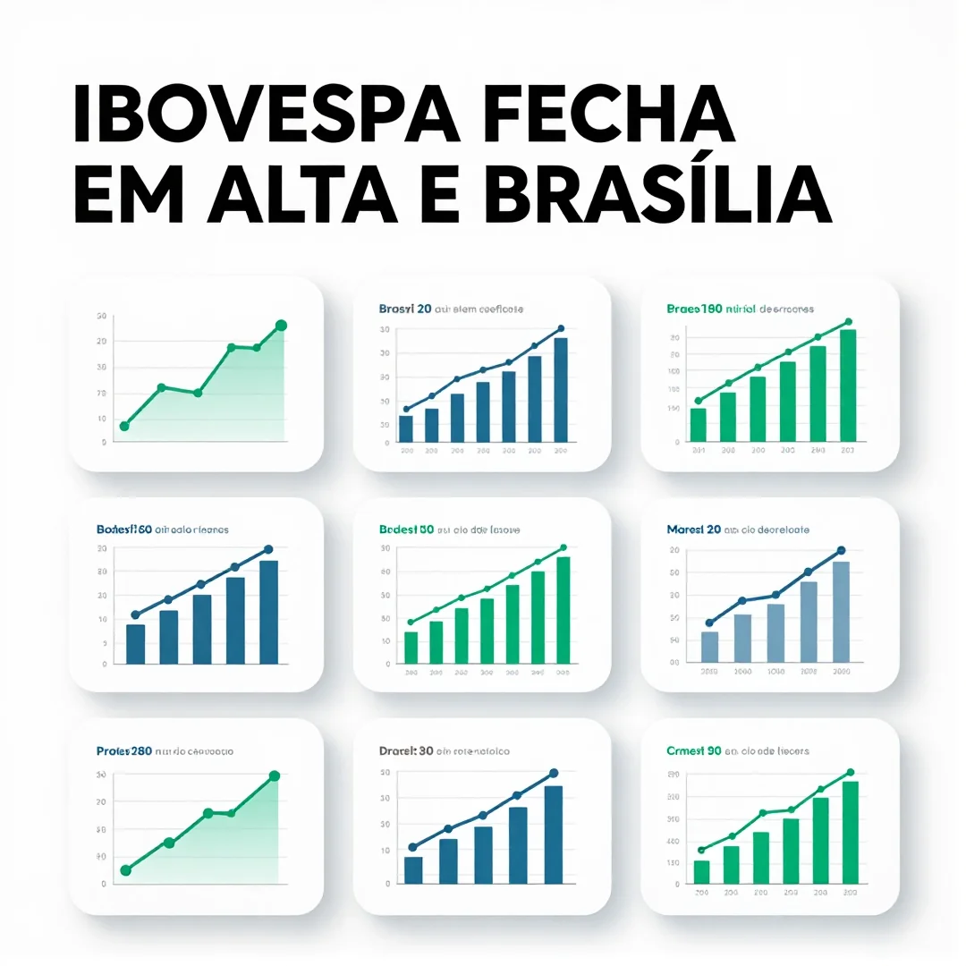 Infográfico - Ibovespa fecha em alta e Brasília se destaca: análise dos mercados