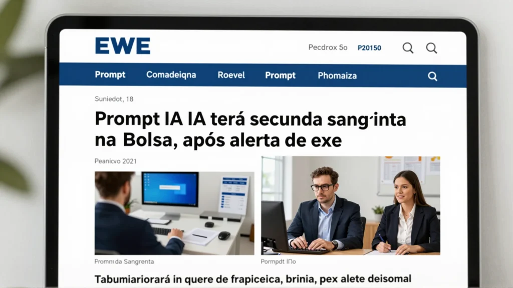 Prompt IA terá segunda sangrenta na Bolsa após alerta de executivos? O que esperar