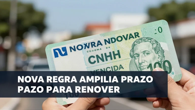 Nova regra amplia prazo para renovar CNH vencida sem multa