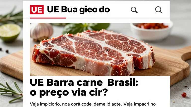 UE barra carne do Brasil: o preço vai cair? Veja impacto no boleto e nos frigoríficos