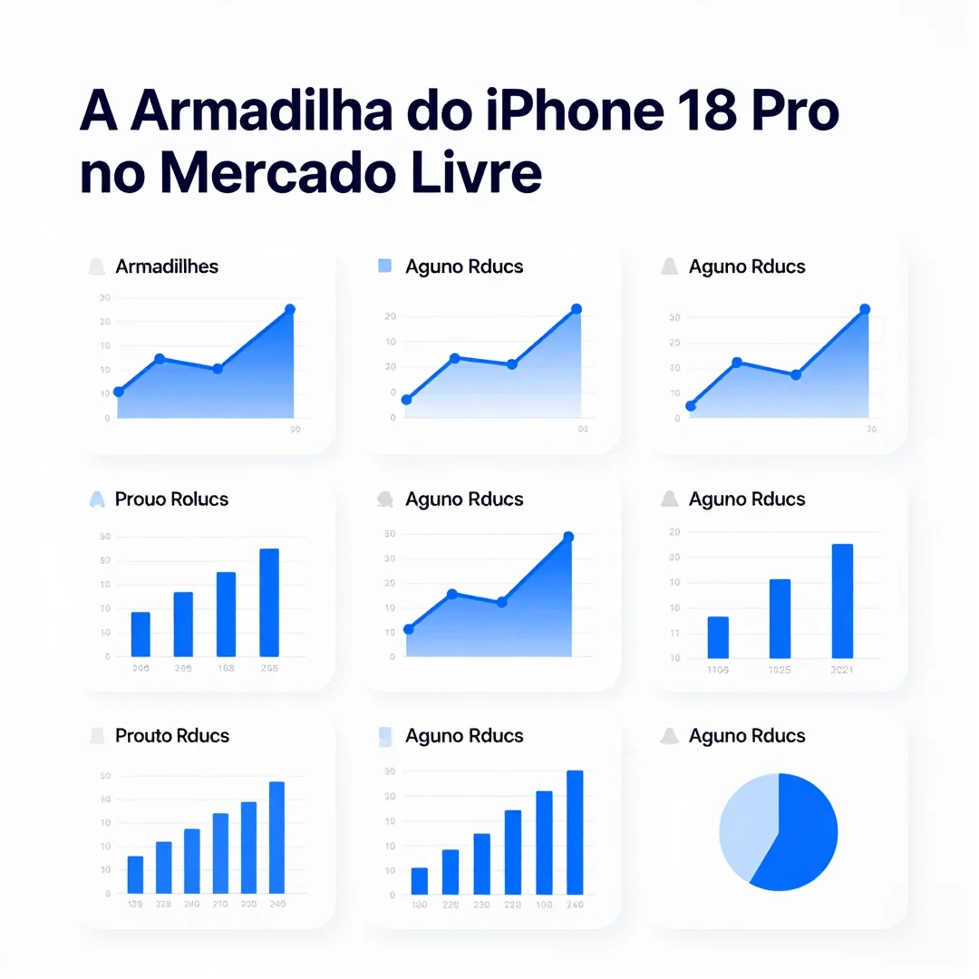 Infográfico - A Armadilha do iPhone 18 Pro no Mercado Livre