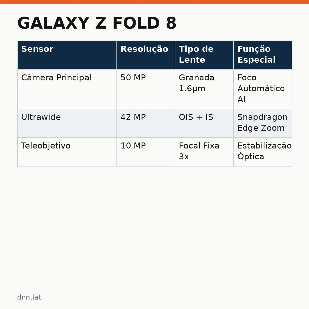 Infográfico - Galaxy Z Fold 8: as melhorias que finalmente resolveram os problemas do modelo anterior