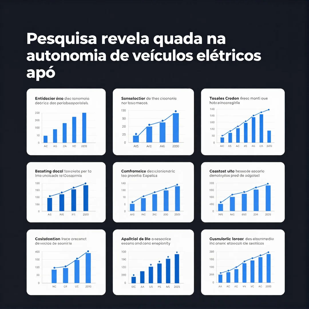Infográfico - Pesquisa revela queda na autonomia de veículos elétricos após oito anos