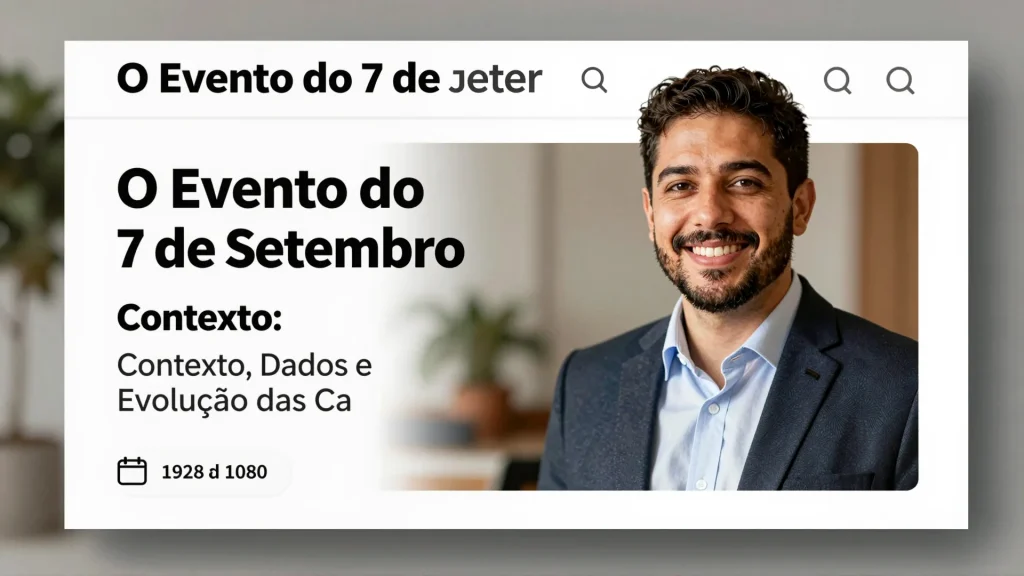 O Evento do 7 de Setembro: Contexto, Dados e Evolução das Campanhas