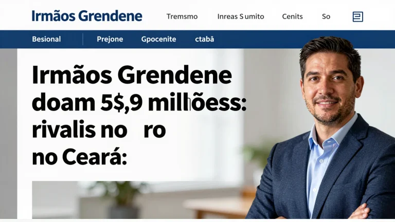 Irmãos Grendene doam R$ 5,9 milhões para rivais no Ceará: análise política dos irmãos em eleições de 2026