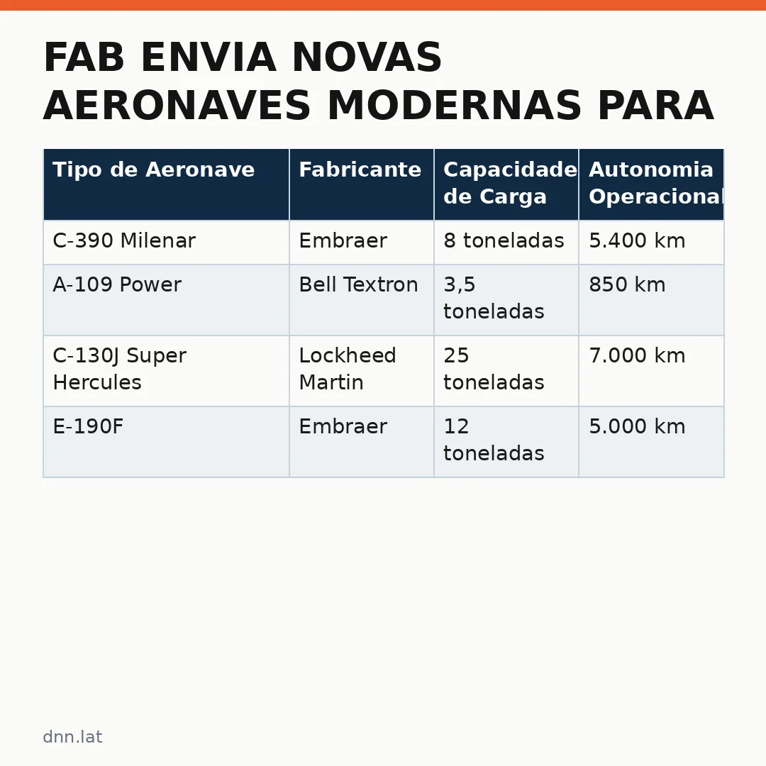 Infográfico - FAB envia novas aeronaves modernas para intensificar a procura do mercado brasileiro em defesa
