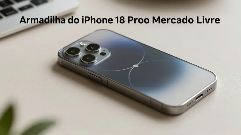 A Armadilha do iPhone 18 Pro no Mercado Livre