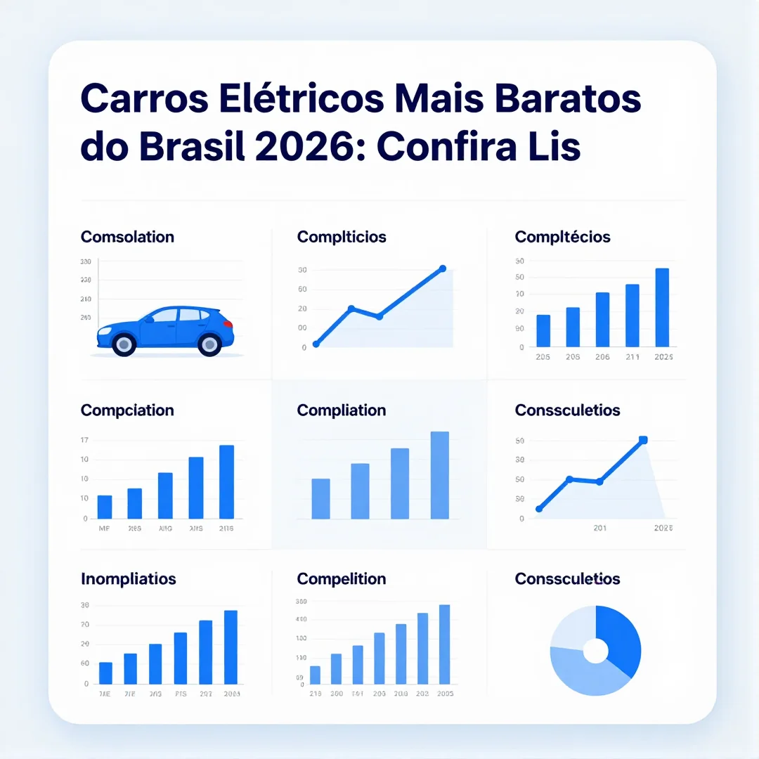 Infográfico - Carros Elétricos Mais Baratos do Brasil em 2026: Confira Lista que Deve Mudar Hábitos de Compra