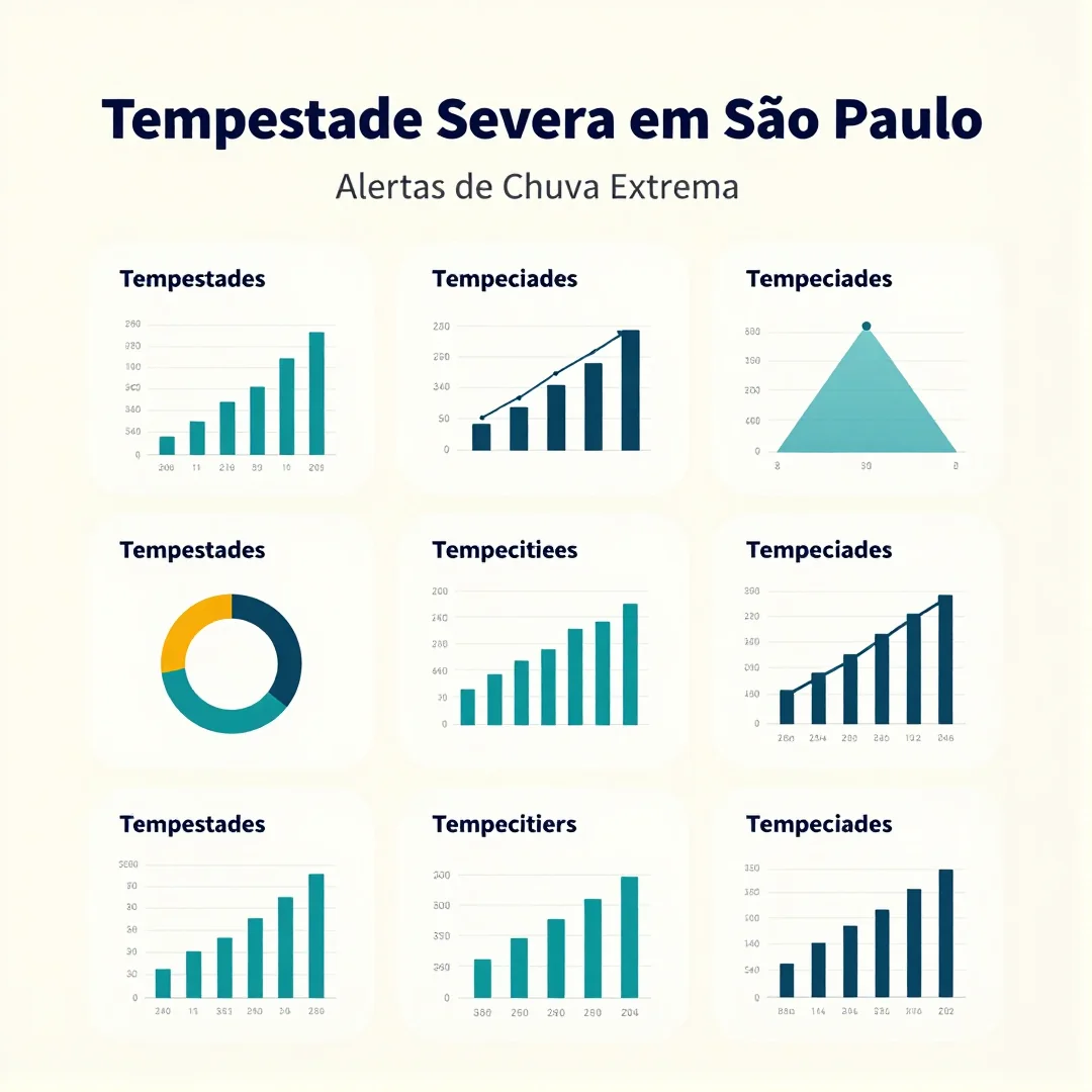 Infográfico - Tempestade Severa em São Paulo: Alertas de Chuva Extrema para o Fim de Semana