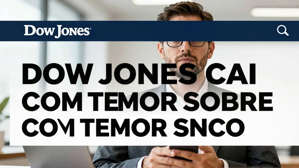 Dow Jones cai com temor sobre segurança da IA e petróleo acima de US$ 108