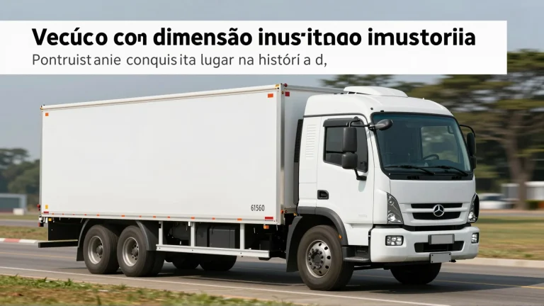 Veículo com dimensão inusitada conquista lugar na história da mobilidade
