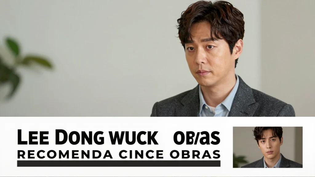 Lee Dong Wook recomenda cinco obras imperdíveis no streaming