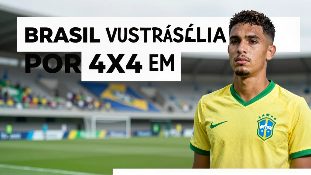 Brasil vence Austrália por 4×2 em amistoso marcado pela superioridade brasileira