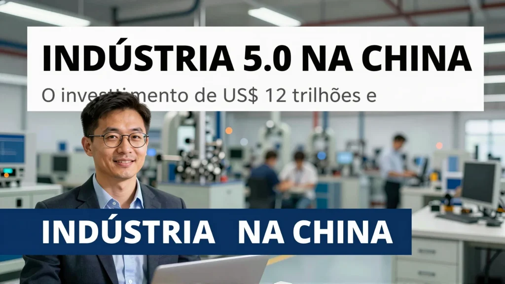 Indústria 5.0 na China: O investimento de US$ 12 trilhões e as ações destacadas