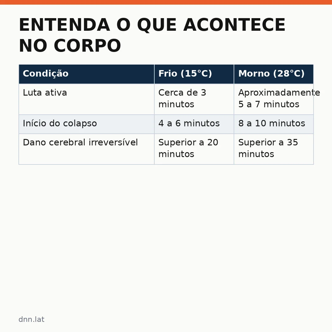 Infográfico - Entenda o que acontece no corpo humano durante um afogamento e por que a prevenção é vital