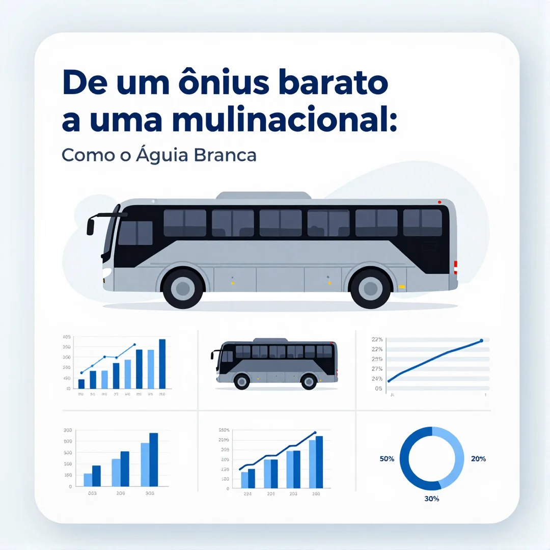 Infográfico - De um ônibus barato a uma multinacional: como o Águia Branca construiu um império