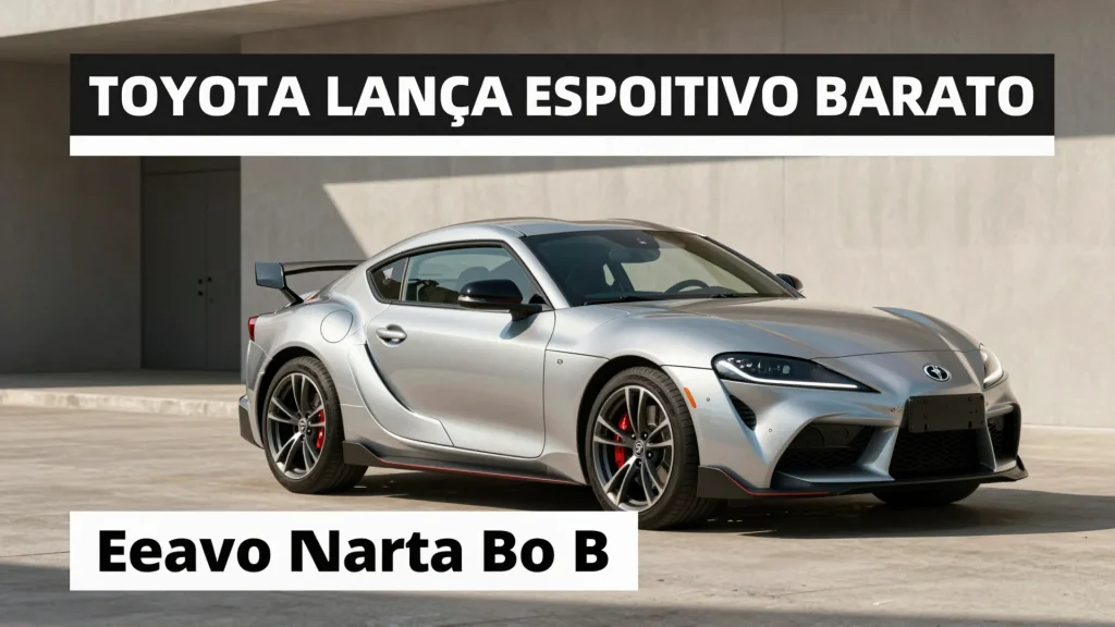 Toyota lança esportivo barato: o que esperar do novo GR no Brasil