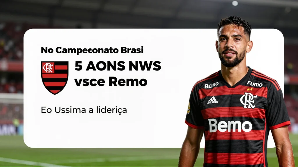 Flamengo vence Remo e assume a liderança no Campeonato Brasileiro