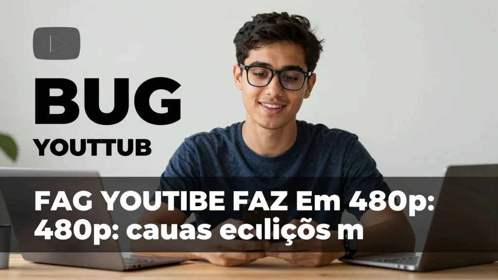 Bug YouTube faz vídeos presos em 480p: causas e soluções para quem usa a plataforma todos os dias