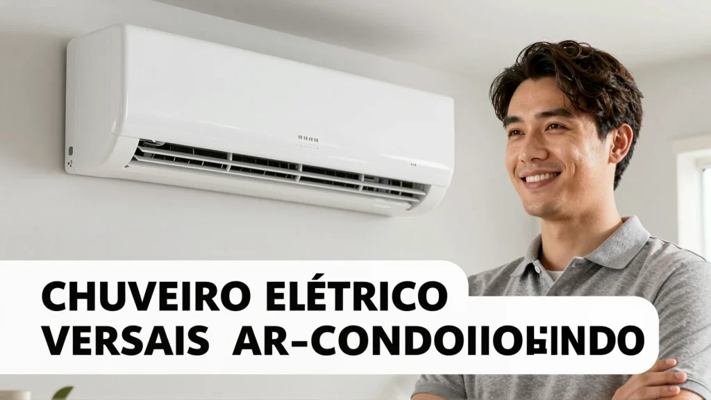 Chuveiro elétrico versus ar-condicionado: quem gasta mais na conta de luz?