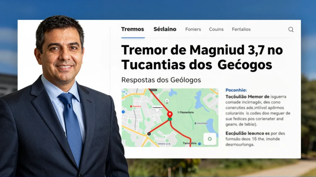 Tremor de Magnitude 3,7 no Tucantins: Respostas dos Geólogos e Medidas para a Região