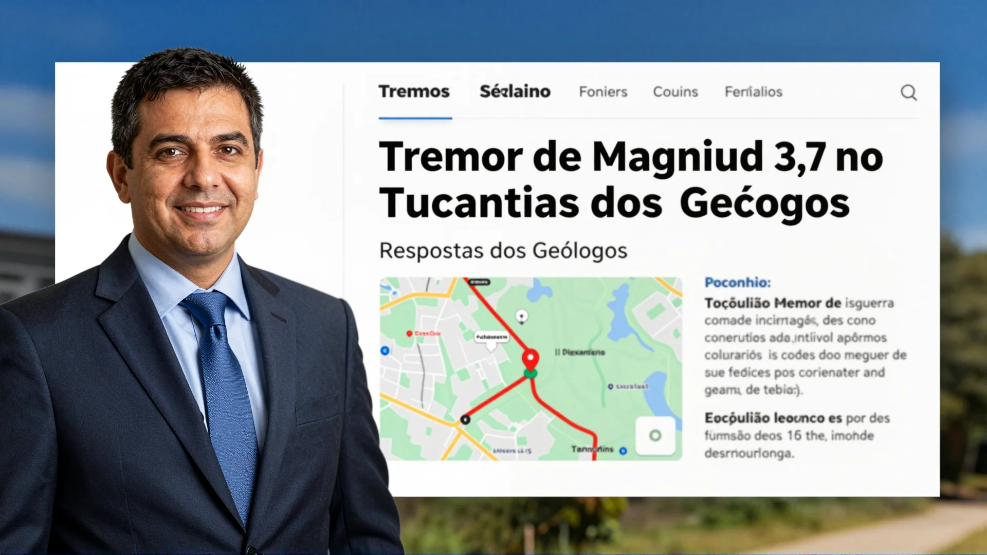 Tremor de Magnitude 3,7 no Tucantins: Respostas dos Geólogos e Medidas para a Região