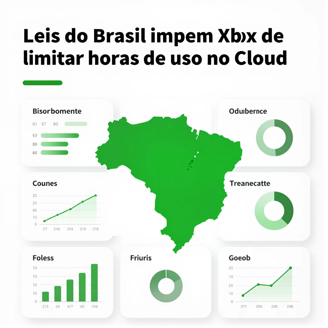 Infográfico - Leis do Brasil impedem Xbox de limitar horas de uso no Cloud Gaming