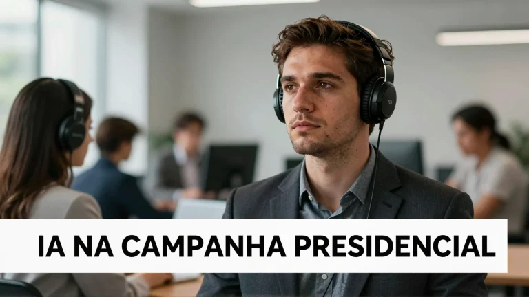 IA na campanha presidencial: inteligência artificial transforma eleições no Brasil