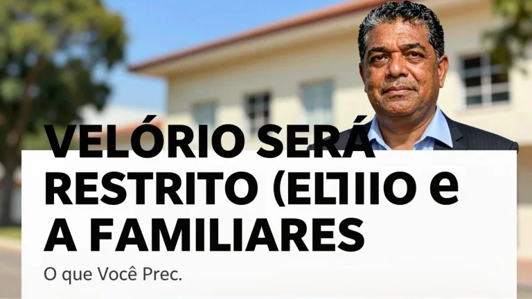 Velório Será Restrito a Familiares e Amigos: O que Você Precisa Saber Sobre o Processo de Cremação