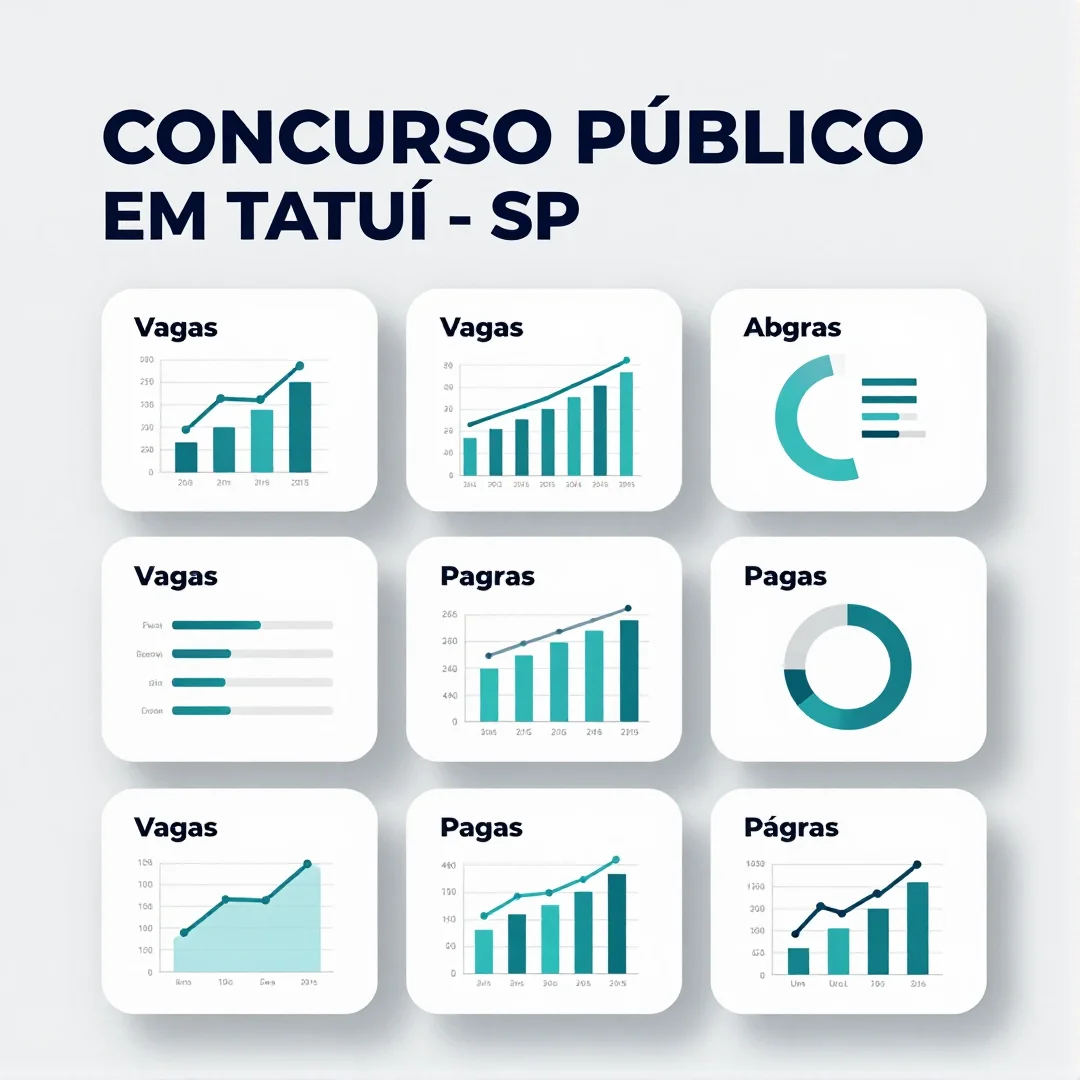 Infográfico - Concurso Público em Tatuí - SP: Vagas Abertas para Nível Fundamental e Médio
