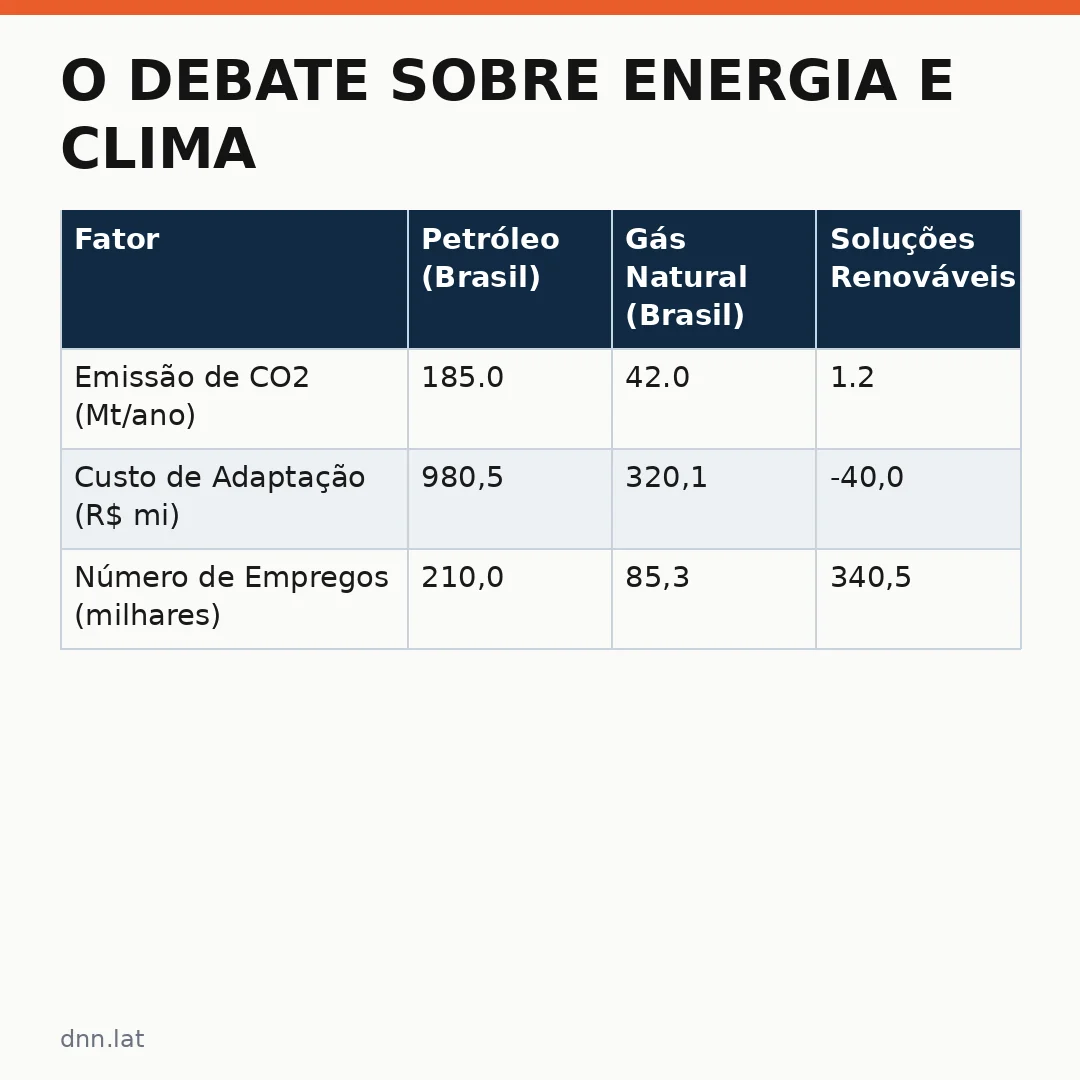 Infográfico - O Debate sobre Energia e Clima no Brasil
