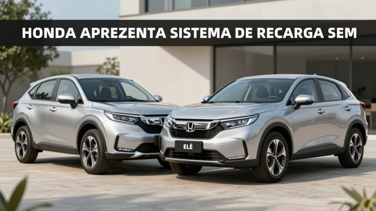 Honda apresenta sistema de recarga sem fio para veículos elétricos em movimento