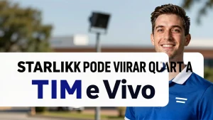 Starlink pode virar quarta operadora do Brasil: TIM e Vivo reagem ao anúncio da SpaceX