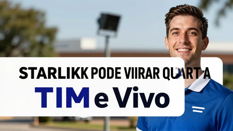 Starlink pode virar quarta operadora do Brasil: TIM e Vivo reagem ao anúncio da SpaceX