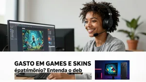 Gasto em games e skins digitais: é patrimônio? Entenda o debate sobre passivos dos jogadores