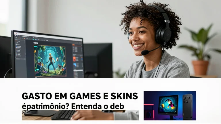 Gasto em games e skins digitais: é patrimônio? Entenda o debate sobre passivos dos jogadores